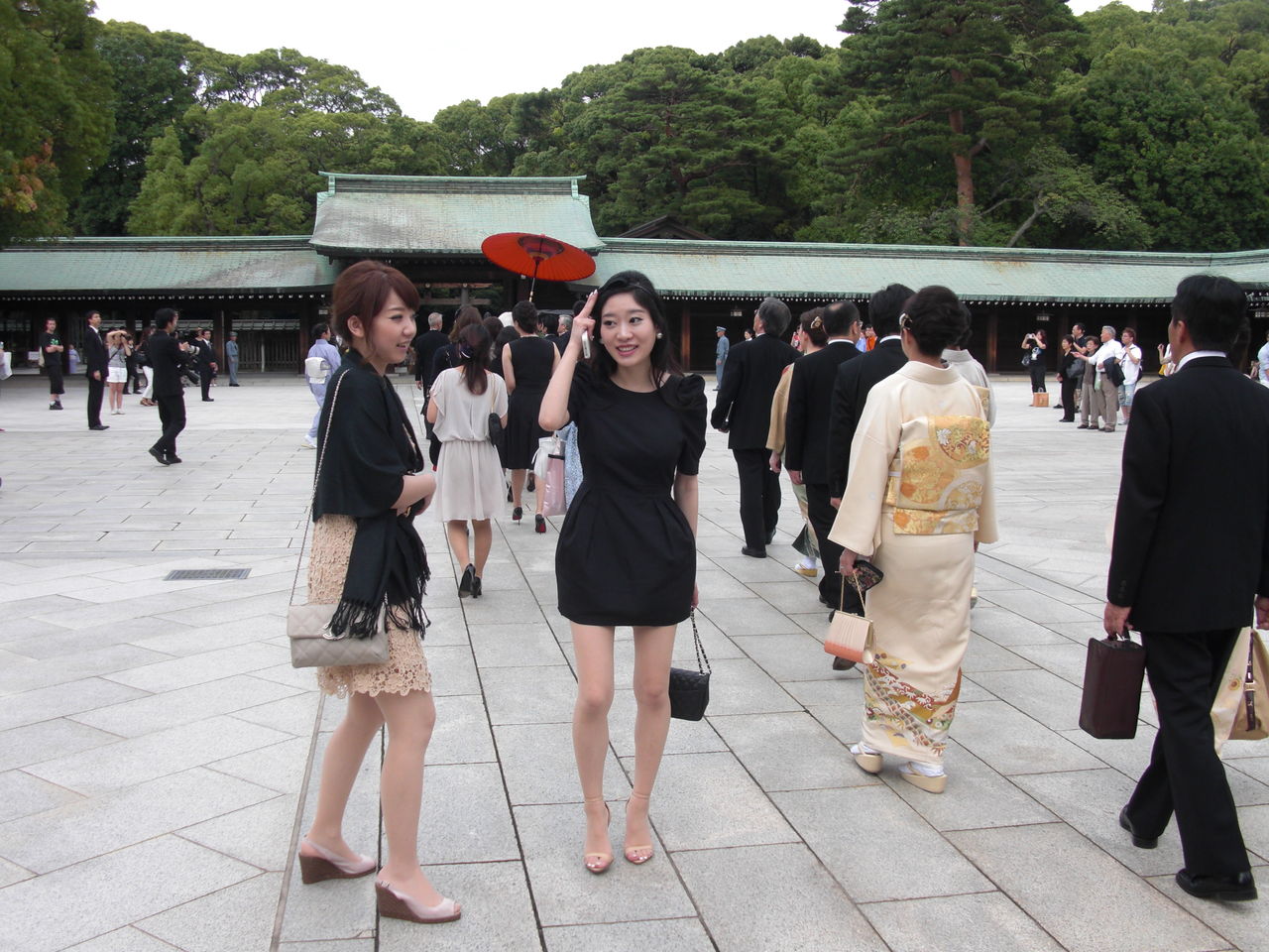 明治神宮での婚礼 - 地かつら老田