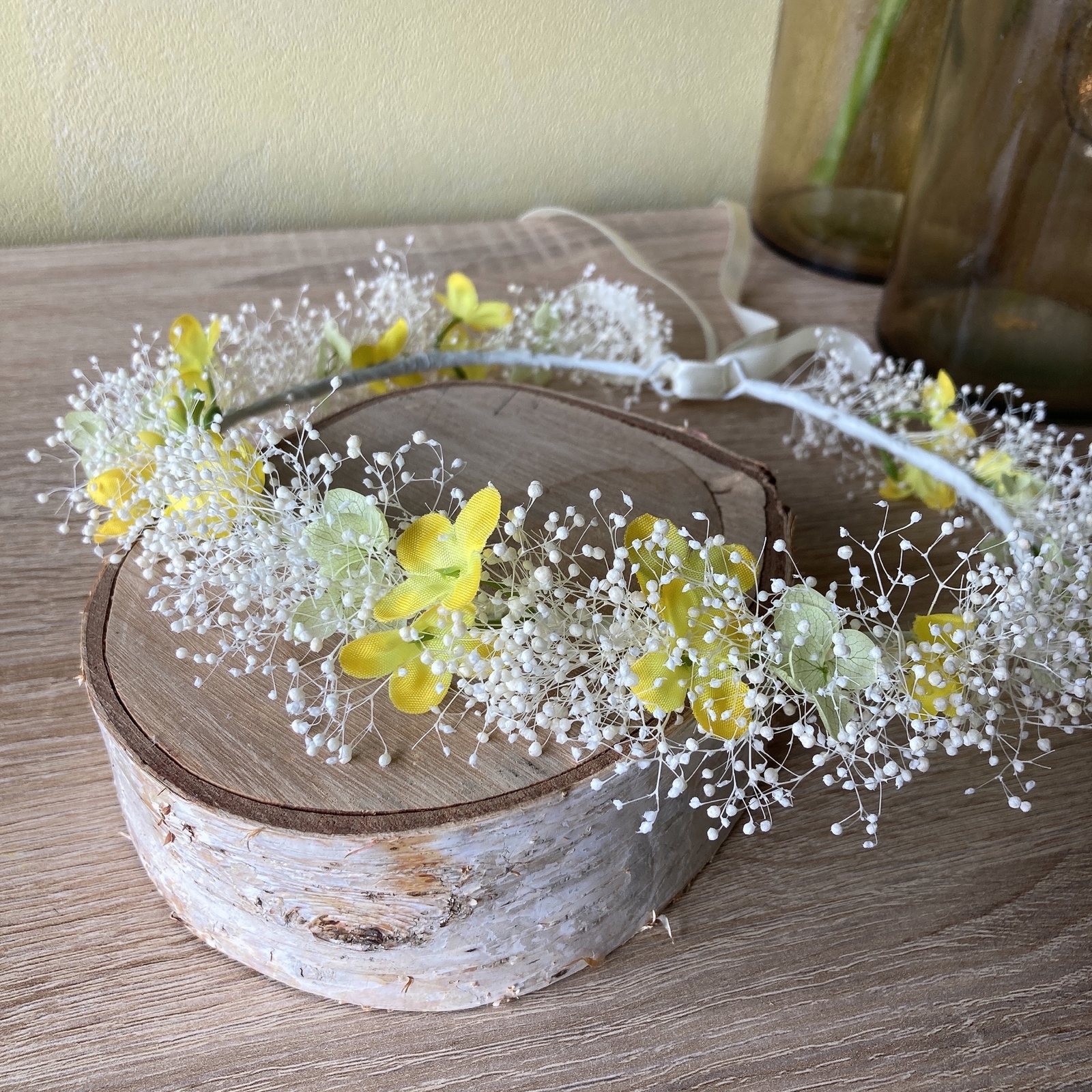 花かんむり♡パステル♡かすみ草