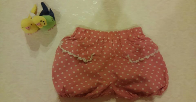 フリル付きのカバーパンツ 型紙と作り方のセットBA-WE-1908子ども服の型紙ショップtsukuro ツクロ