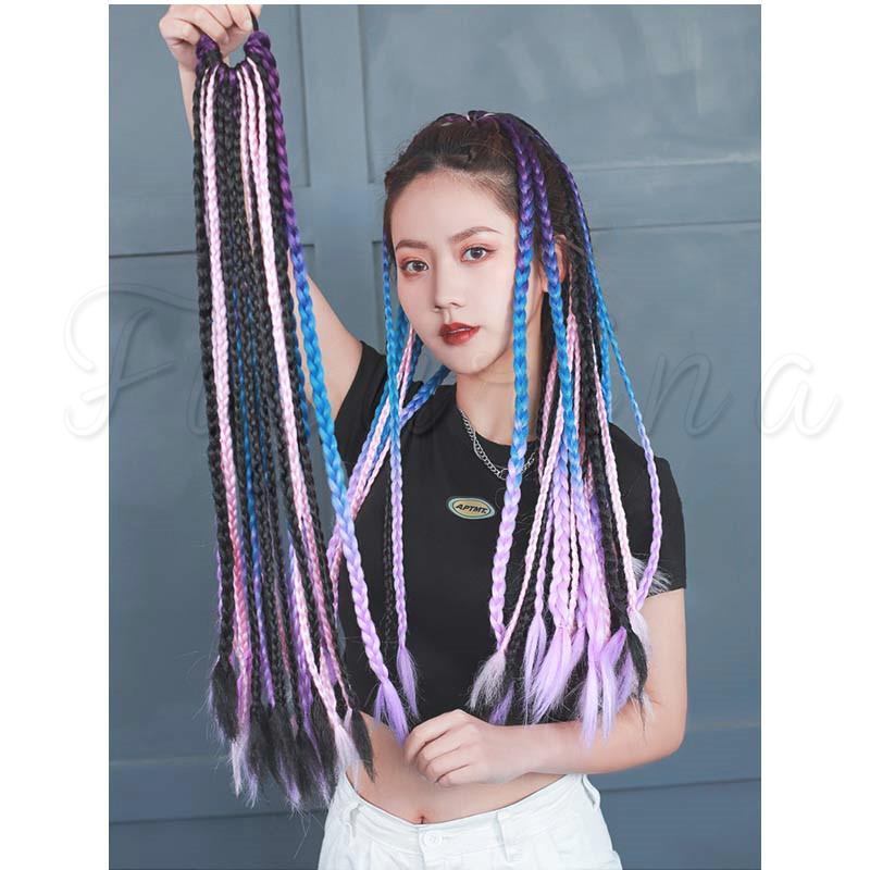 ポニーテールのダンスヘアスタイル