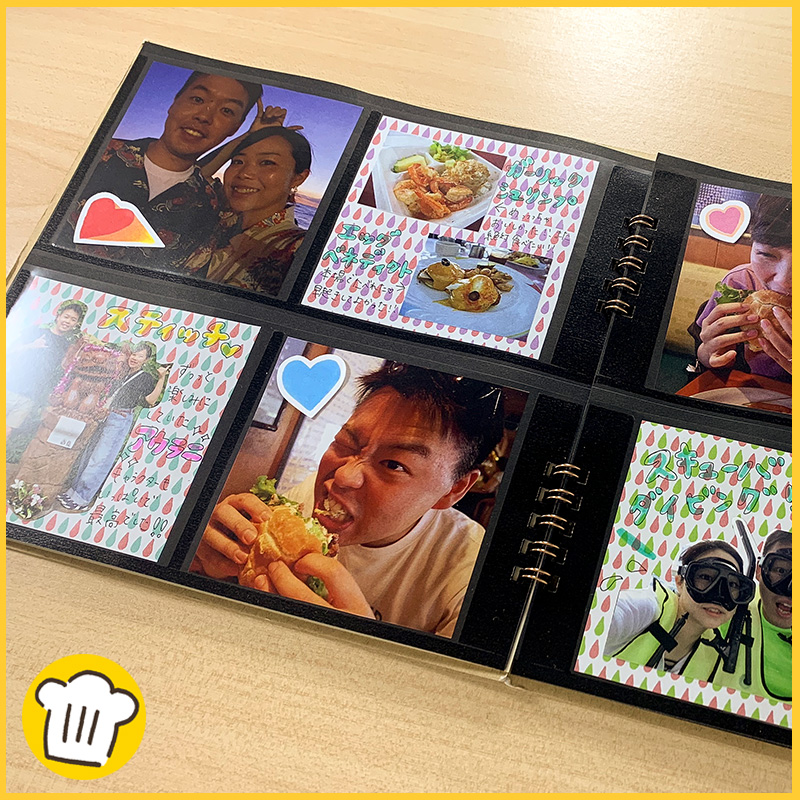 カップル 半年記念日 手作りアルバムTikTok