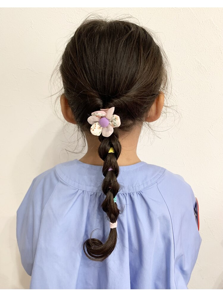 三つ編みが可愛い！おしゃれキッズヘアアレンジたまひよ