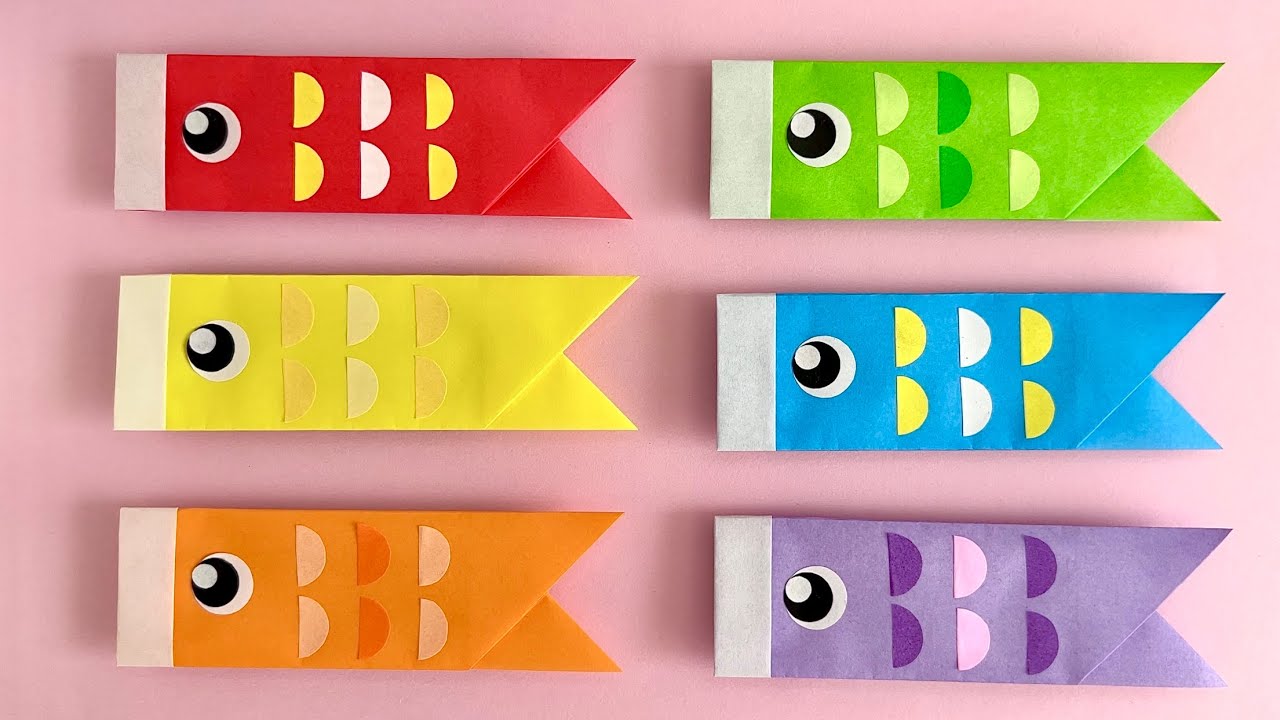 折り紙「泳げこいのぼり」の作り方ぬくもり