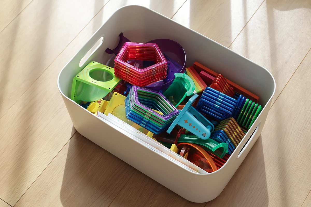 モンテッソーリ教具棚は無印良品に決めた理由とおもちゃ棚の実例