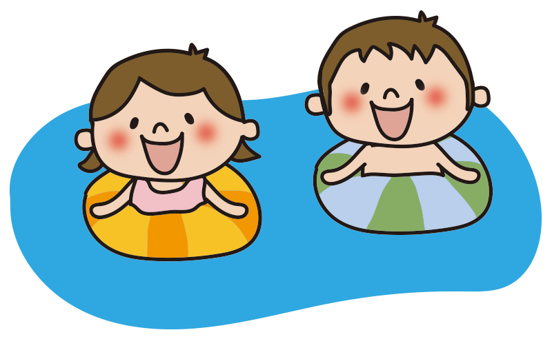 手をつなぐ子供たちの無料 フリー イラストかわいい手描きの無料素材「てがきっず」保育園・小学校・介護施設にぴったりのフリー素材イラスト