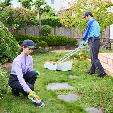 美化作業のお礼恵光東俣幼稚園