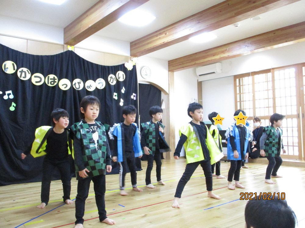 12 1 『リハーサル』・12 6 『お遊戯会』～ 年長組横浜市西区の幼稚園ふじだな幼稚園