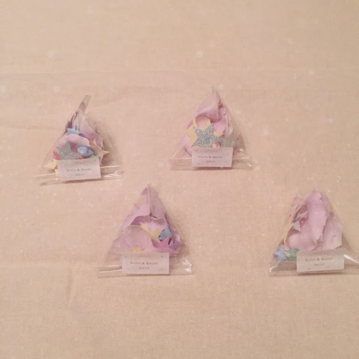 USA ヴィンテージ ハンドメイド ブライダル バスケット ブルー アイボリー 結婚式 フラワーシャワー ピクニック かご K-045 46-010Antique Style～ アンスタ アメリカ買付けのヴィンテージ・アンティークのおみせ