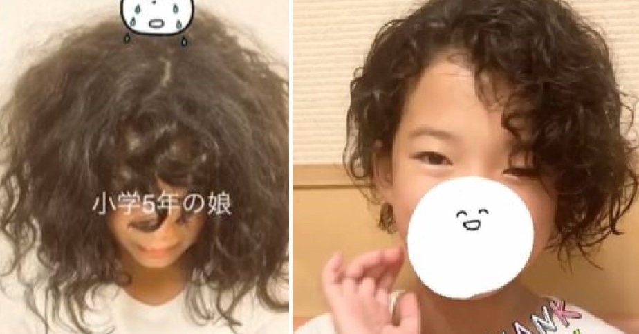 子供 髪型 女の子 毛量多い カットTikTok