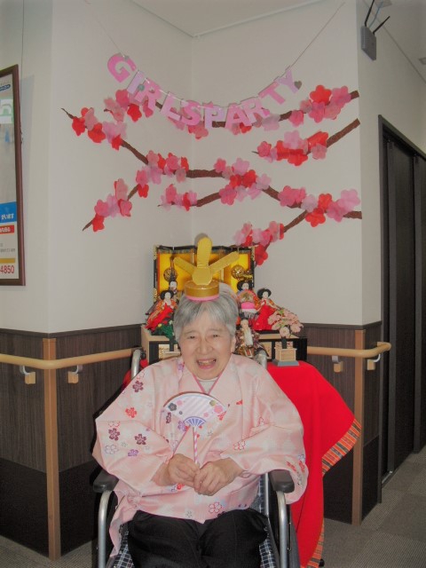 ひな祭りレクリエーション喜之道クリニック