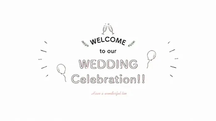 結婚式ムービーらぼわんの動画素材 Lab01 Stock Videos