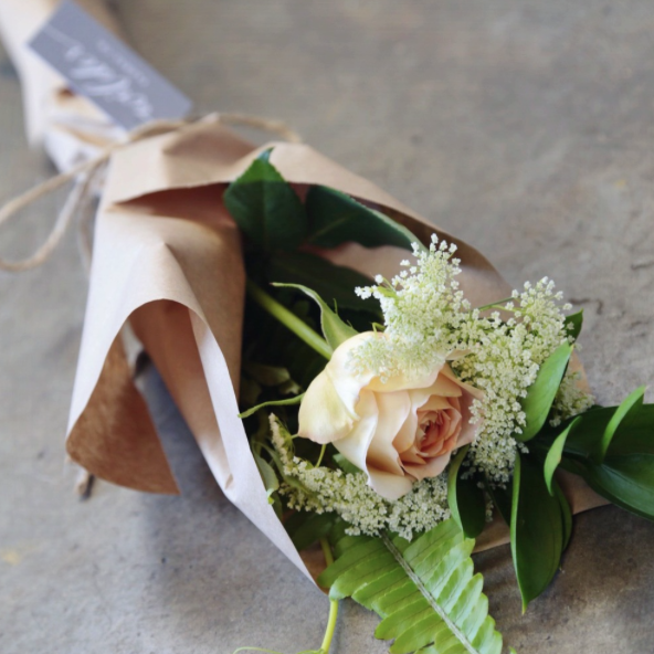 折り紙の花用『一輪ブーケ』の作り方 