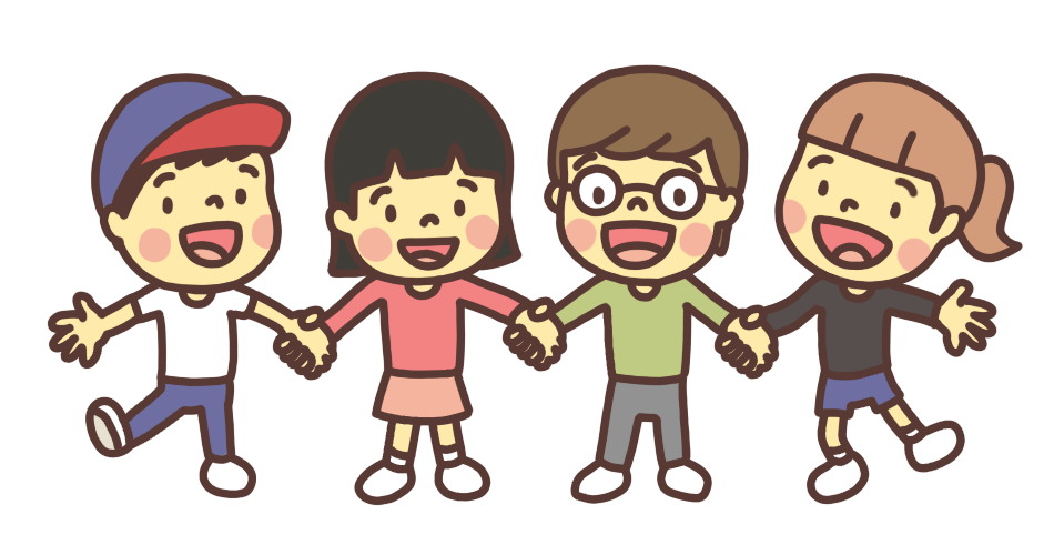 手をつなぐ子供の無料イラストフリーイラスト素材集 ジャパクリップ