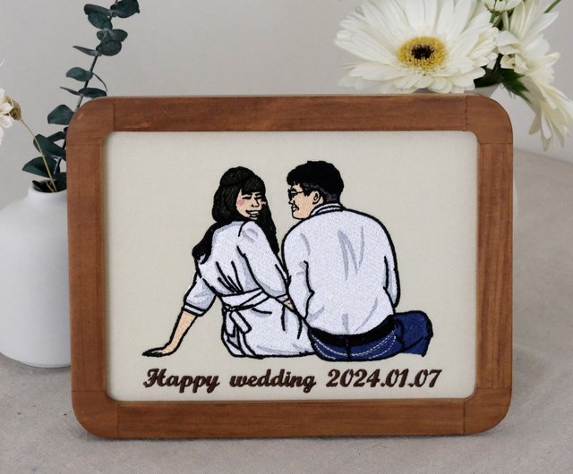 手形フォトフレーム - DIYカップル記念品ギフト