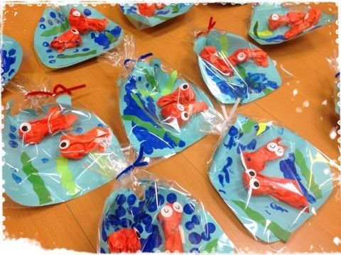 折り紙１枚で簡単に小学校低学年でも作れる！ 金魚 きんぎょカンタン可愛いおりがみ夏・お祭りのかざりあんこの生活記録