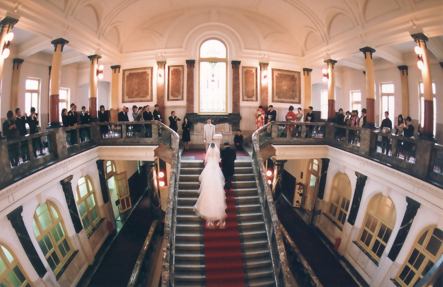 名古屋市政資料館で撮れるフォトウェディングプラン Ushers' Photo名古屋フォトスタジオ