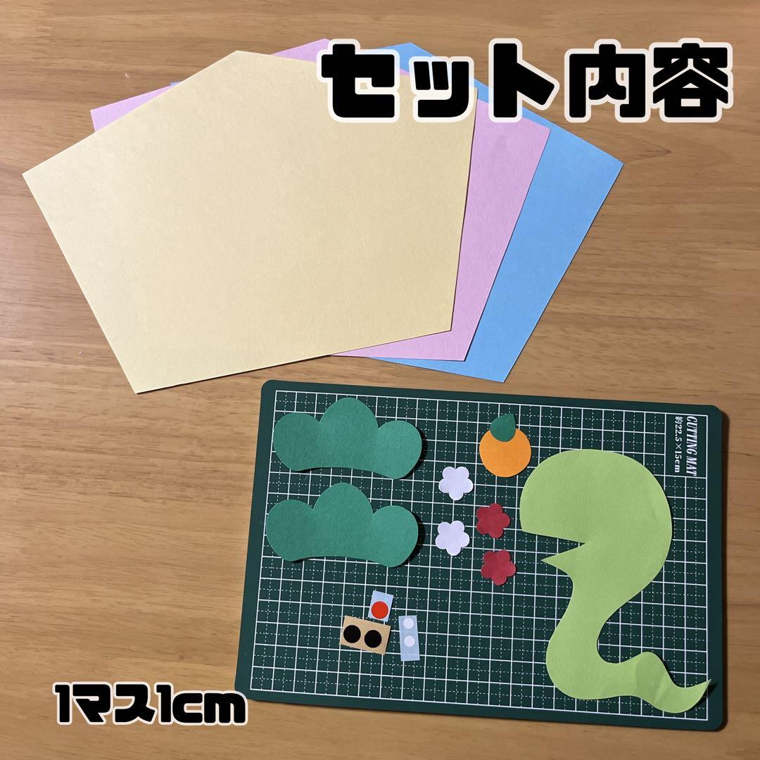 壁面 巳年絵馬10セット メッセージカード なにげない