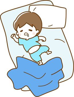 寝相悪いの写真・画像素材-Snapmart スナップマート