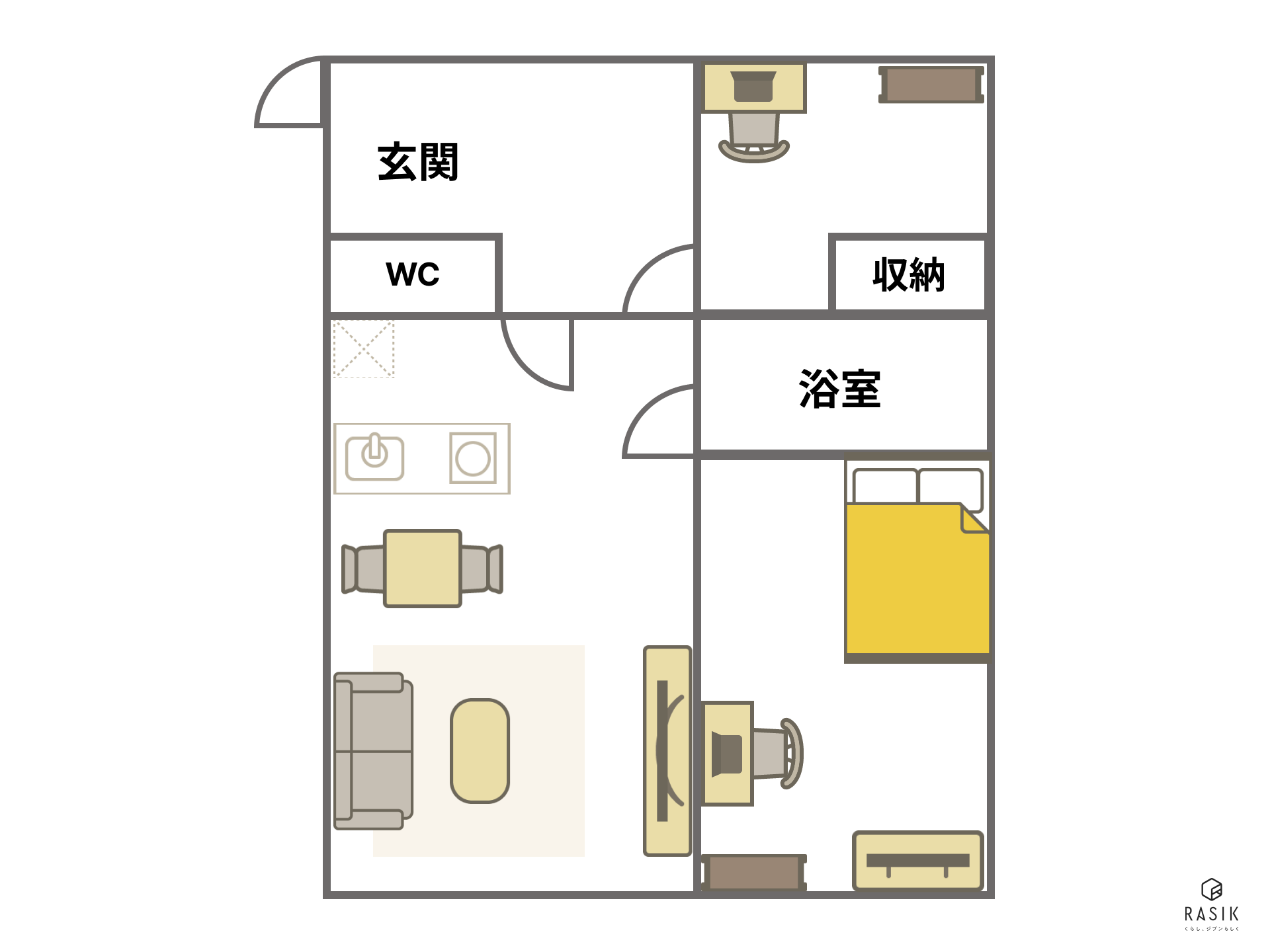 ゲーム部屋』結婚6年、5回の引っ越しで辿り着いたレイアウト紹介