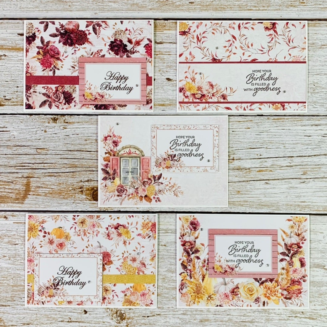 高齢者レク ブーケの手作りカード 簡単製作 Handmade card