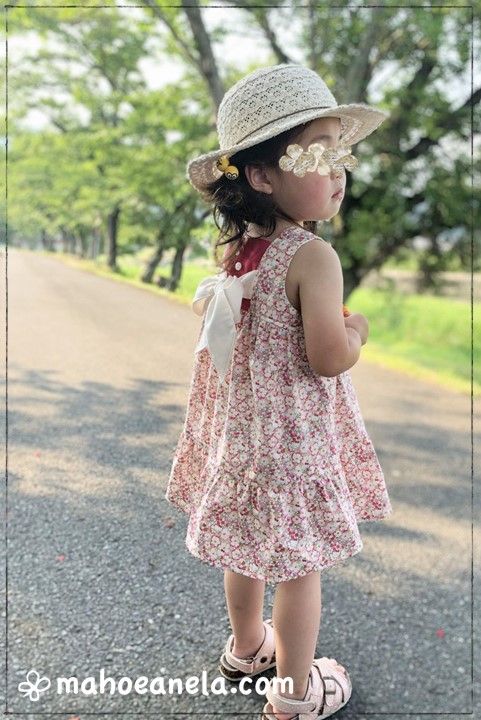 90～120cmサイズが作れる ギャザーたっぷりふんわりワンピースの作り方 ハンドメイド手作り工房 MY mama