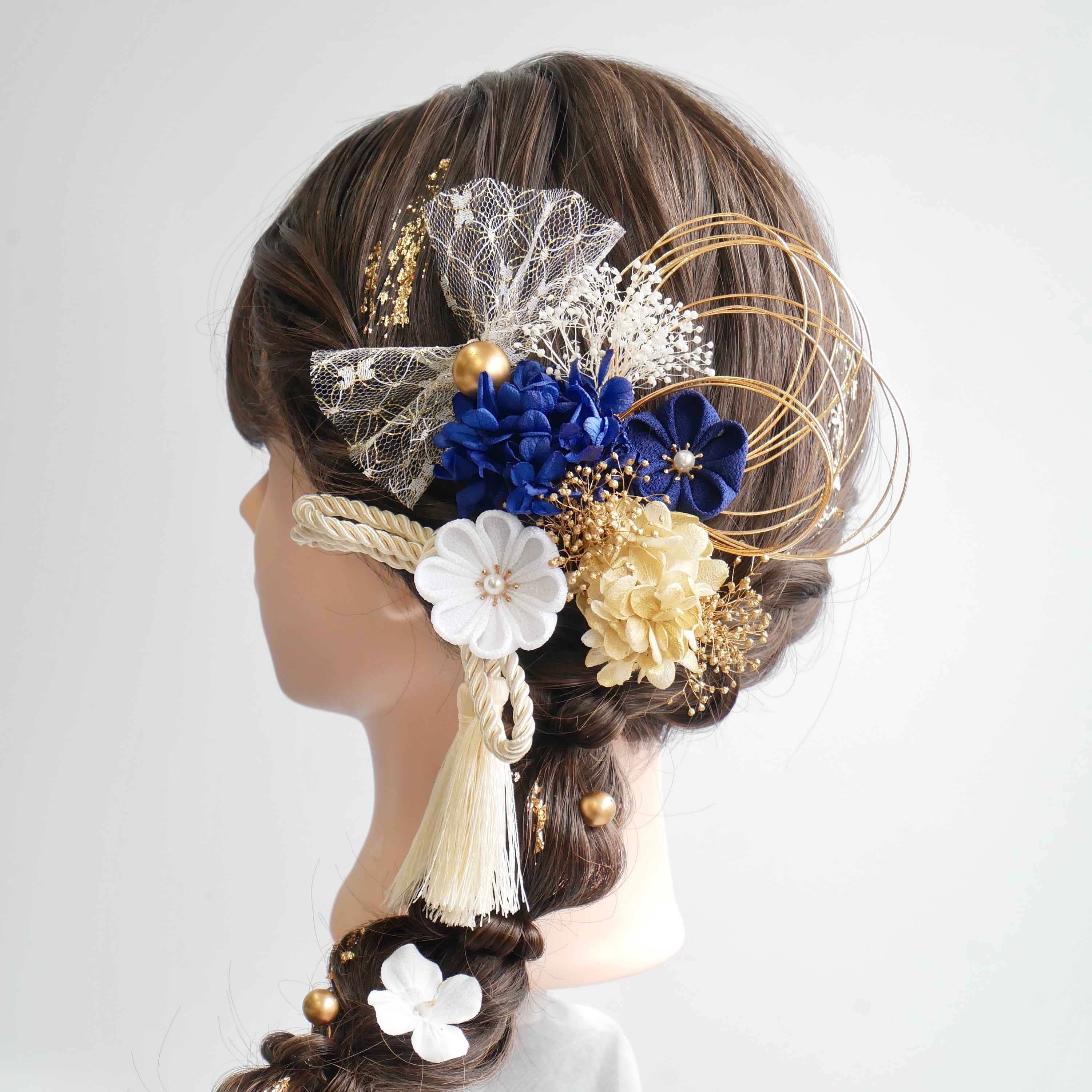 水引 髪飾り 3本セット ヘアアレンジ 贈答 ラッピング きもの館 創美苑