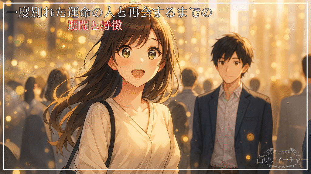 運命の人とは一度別れるって本当？理由・期間・復縁のサインまで徹底解説！占いティーチャ