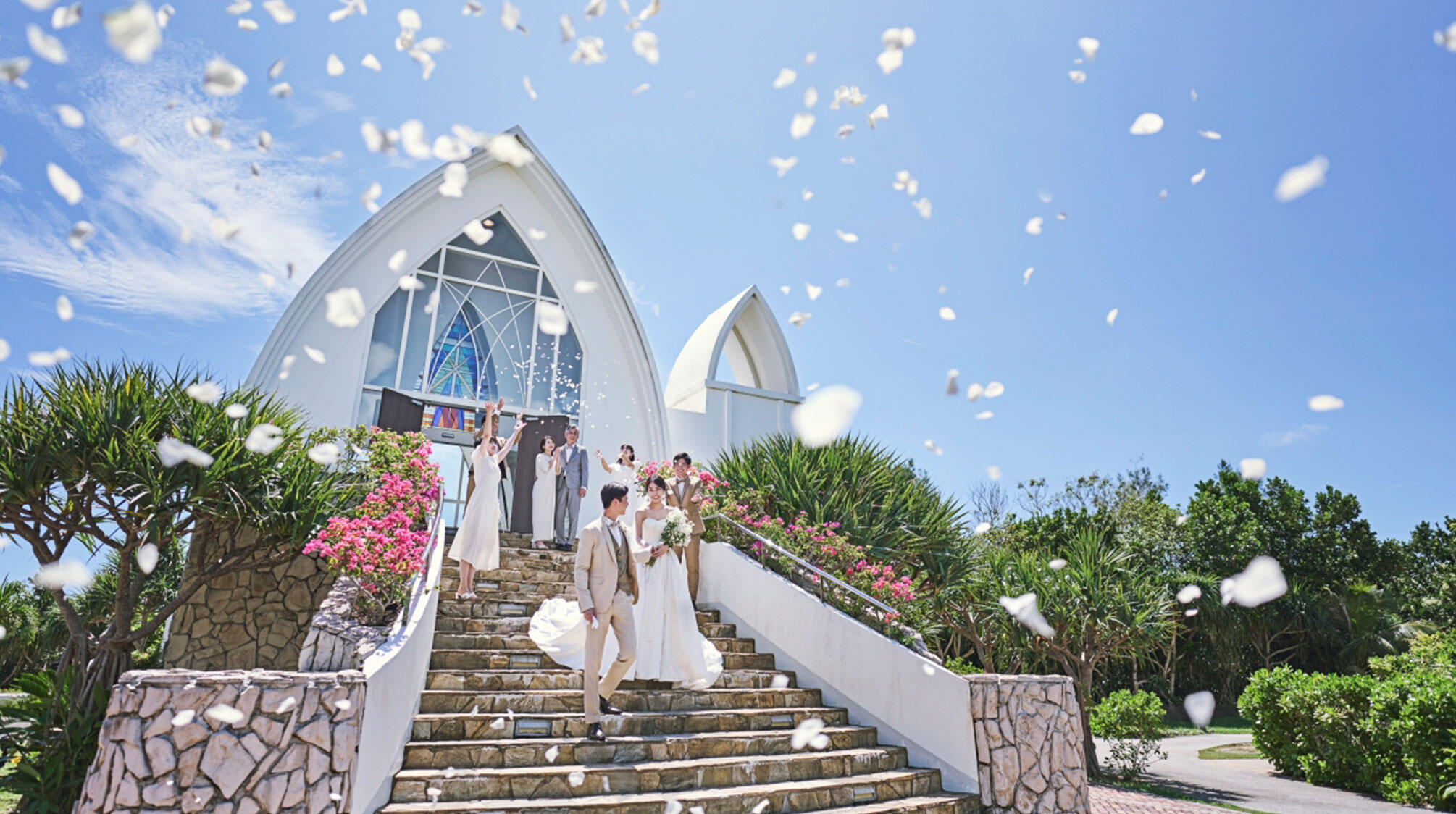 クルデスール チャペルJSTブライダルワン沖縄挙式沖縄ウェディング名古屋