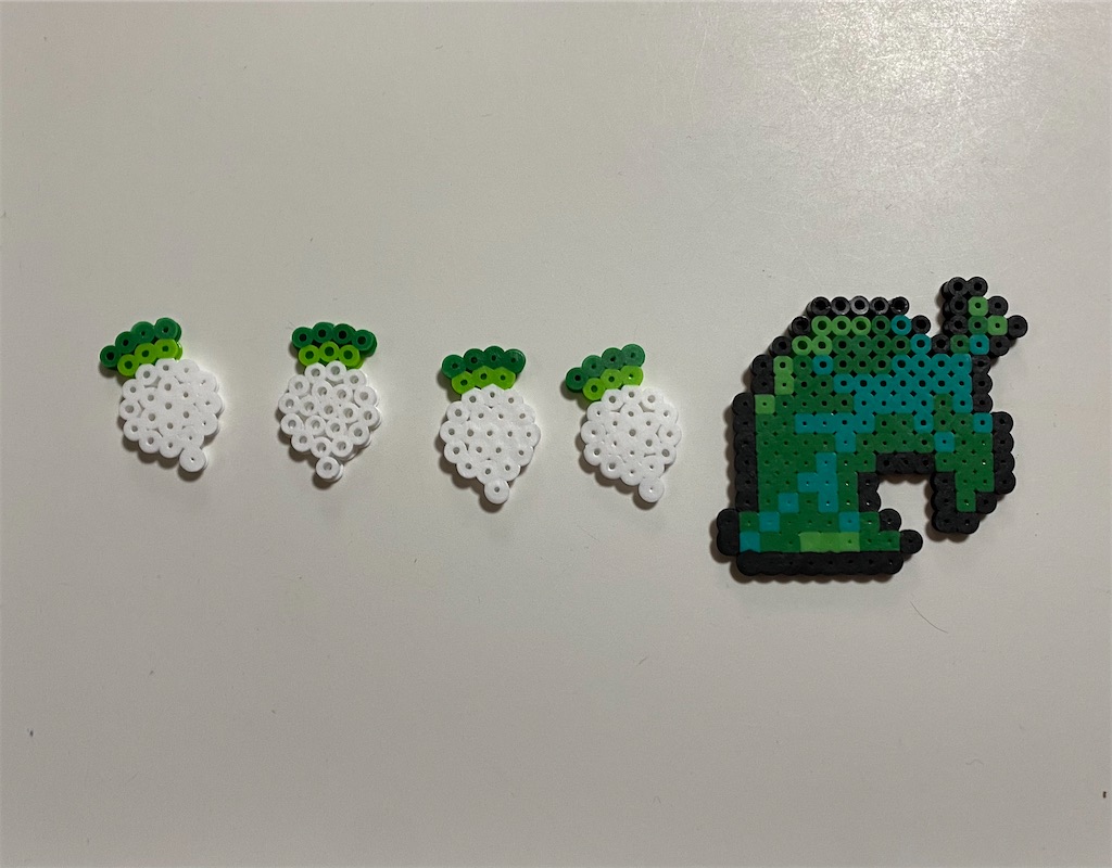 どうぶつの森 家具のアイロンビーズ図案アイロンビーズ