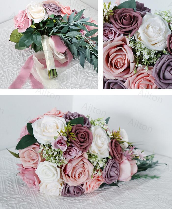 楽天市場 手作りキット ウェディングブーケ ブーケ キット 造花 ラウンドブーケ キット 造花 スタンド付き 結婚式 2次会 人気 白 グリーン バラ白薔薇 ブライダル 手作り 前撮り ローズ トス用 オーダー 丸 シンプル おしゃれ 教会 神社 和装 ドレス チャペル 白バラ :