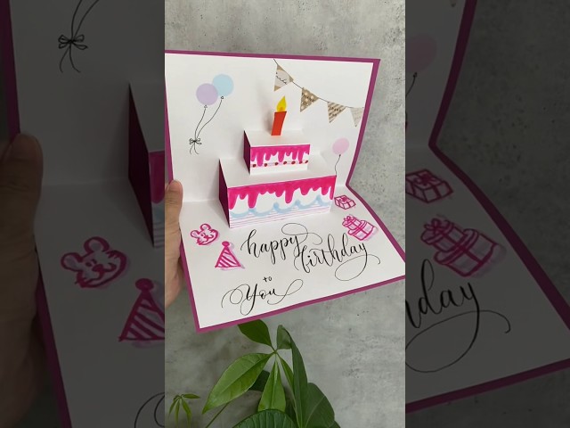高齢者レク ブーケの手作りカード 簡単製作 Handmade card