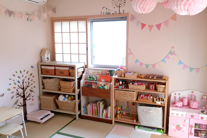 5畳の部屋で可愛い部屋作りが出来るレイアウト。憧れの海外風な子供部屋に！ - オーダー家具、インテリア通販のアーネインテリア 公式