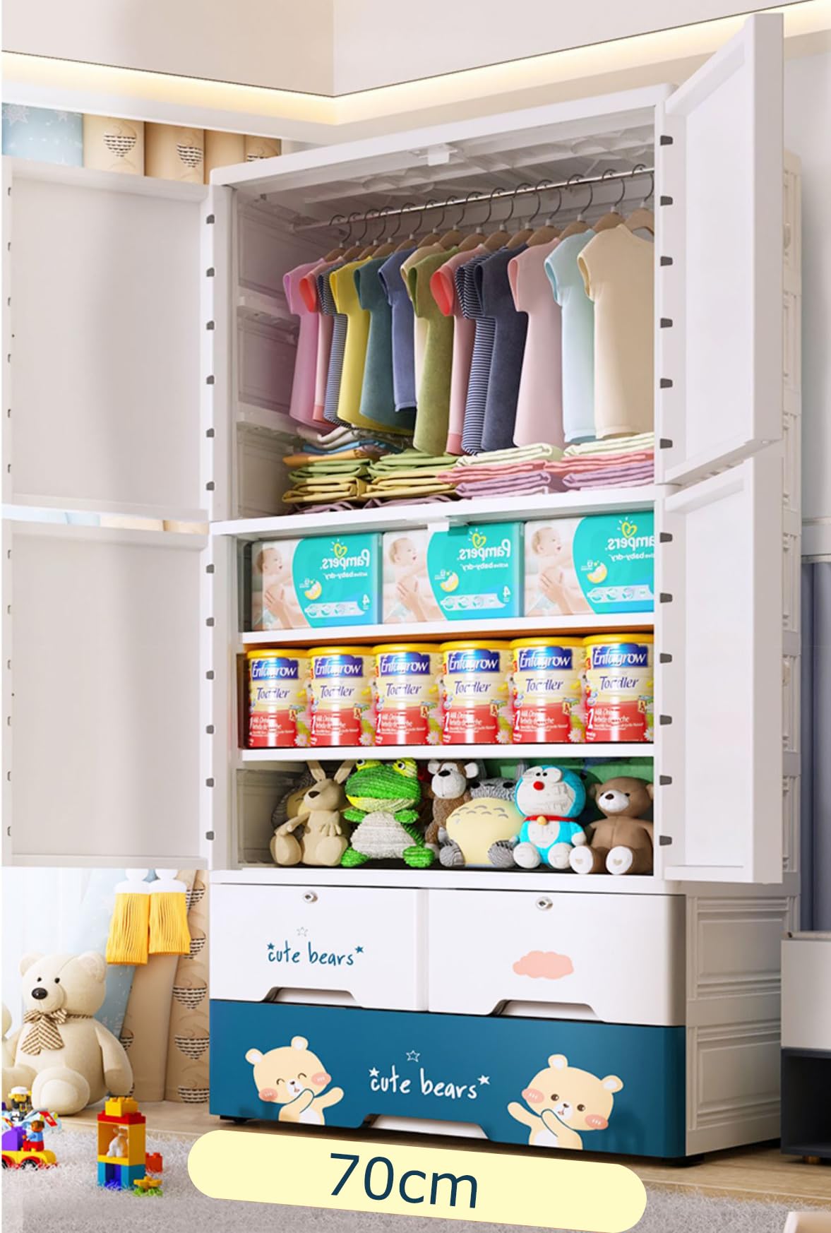 ロウヤのベビークローゼット紹介と収納方法