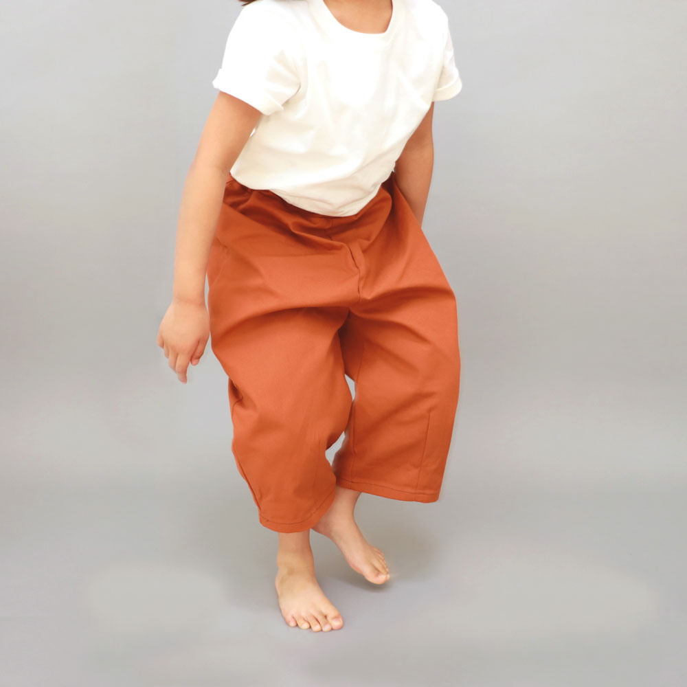 無料 型紙 ダウンロード版パジャマズボン - 子供服 型紙 販売パターンショップMahoeAnela