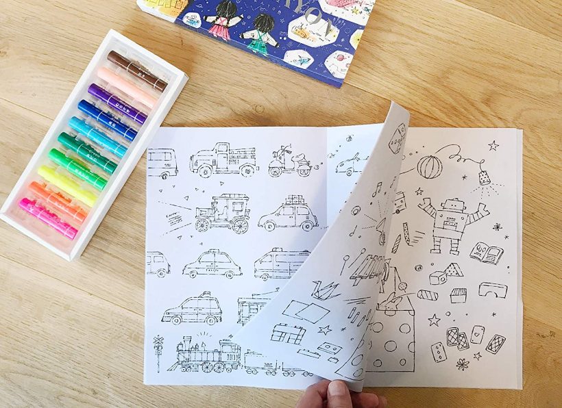 ユニコーンの子供のためのかわいいぬりえPremiumベクトル素材