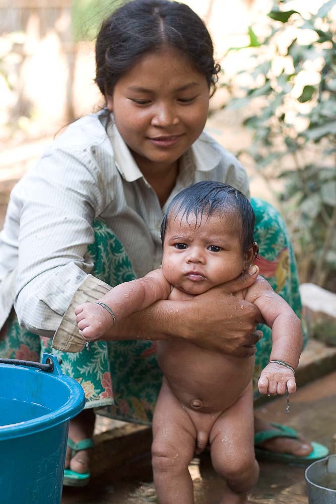 裸の子供アートプリント