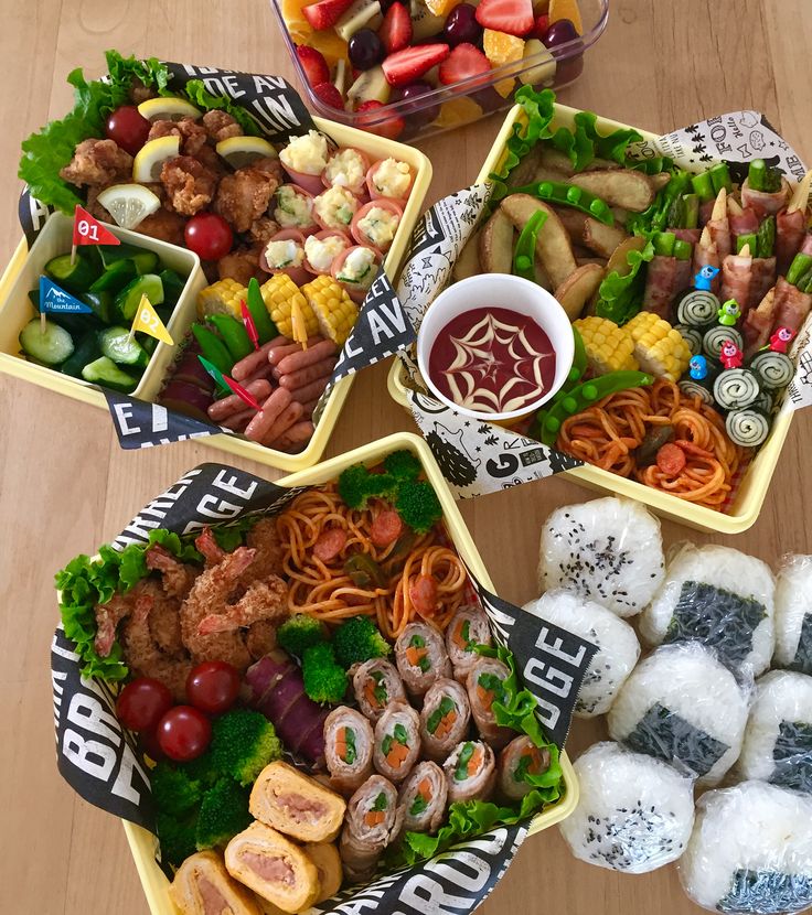 遠足弁当 年長・年少の親子遠足は娘の希望により「焼きそば弁当」にしました！ ～親子遠足振り返り～ - りんごの時間