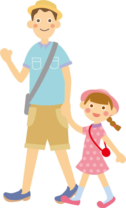 お出かけ – 草花や暮らしの手描きイラストやデザイン素材：ほっこりデザイン