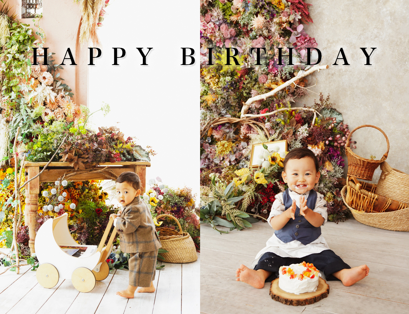ベビースタジオで1歳のバースデーフォトをおしゃれに可愛く残そう！名古屋・岐阜・東京の人気フォトスタジオBABY STUDIO