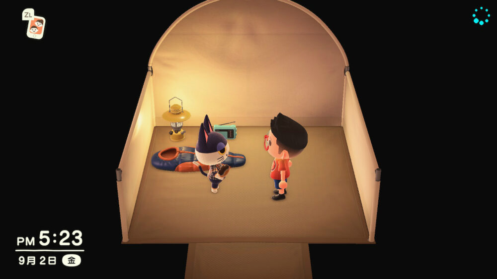 あつ森ついにキャンプサイトにジュン様がやって来た！ - あつ森を自由に楽しむ