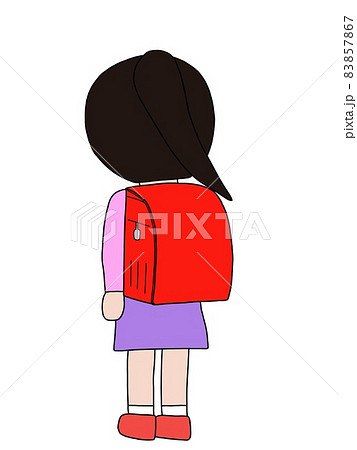 20点を超えるランドセル 後ろ姿のイラスト素材、ロイヤリティフリーのベクター素材グラフィックスとクリップアート - iStockランドセル 女の子,年賀状, ランドセル 子供