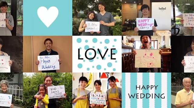 結婚式の余興ムービーでおすすめのメッセージビデオnonnofilm