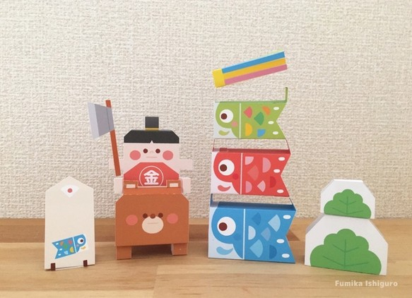 とにかく可愛い！！！ ガーランド風こいのぼりの作り方nunocoto