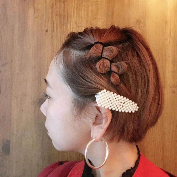 和装前撮り髪型・洋装ヘアスタイルの紹介京都 結婚式フォトウェディング・レンタル衣装 ハルウェディング