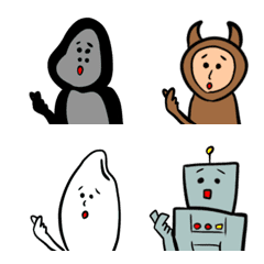 指ハートを描いたイラスト特集