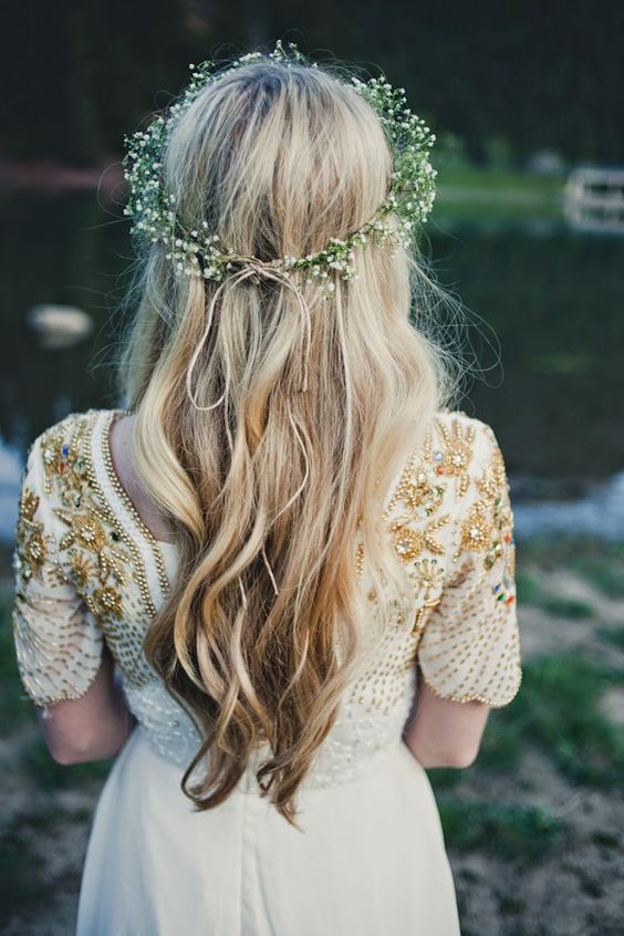 花かんむり♡ピンクメイン♡かすみ草ミックス ウエディングブーケ専門店♡Atelier