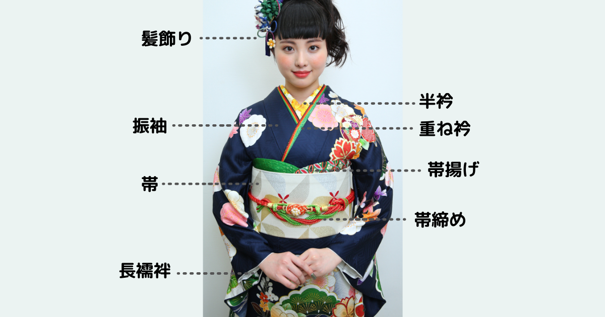 振袖を着る時に必要なものは？~振袖小物の名称と用途