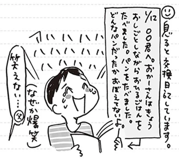 何気ない文章に息子が爆笑!?母と子の交換日記 3- レタスクラブ