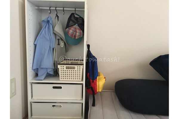 カラーボックスで作る幼稚園児の身支度ロッカーのポイント3つ