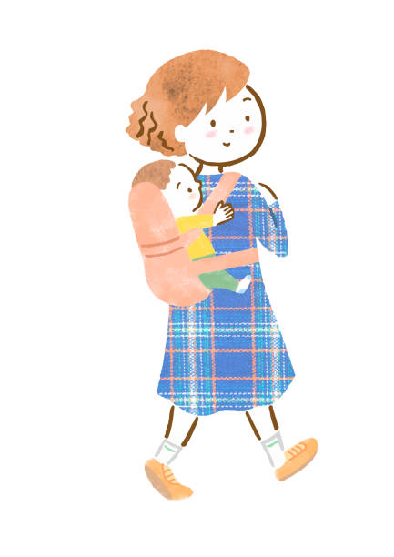 おんぶ紐のイラスト素材 - PIXTA